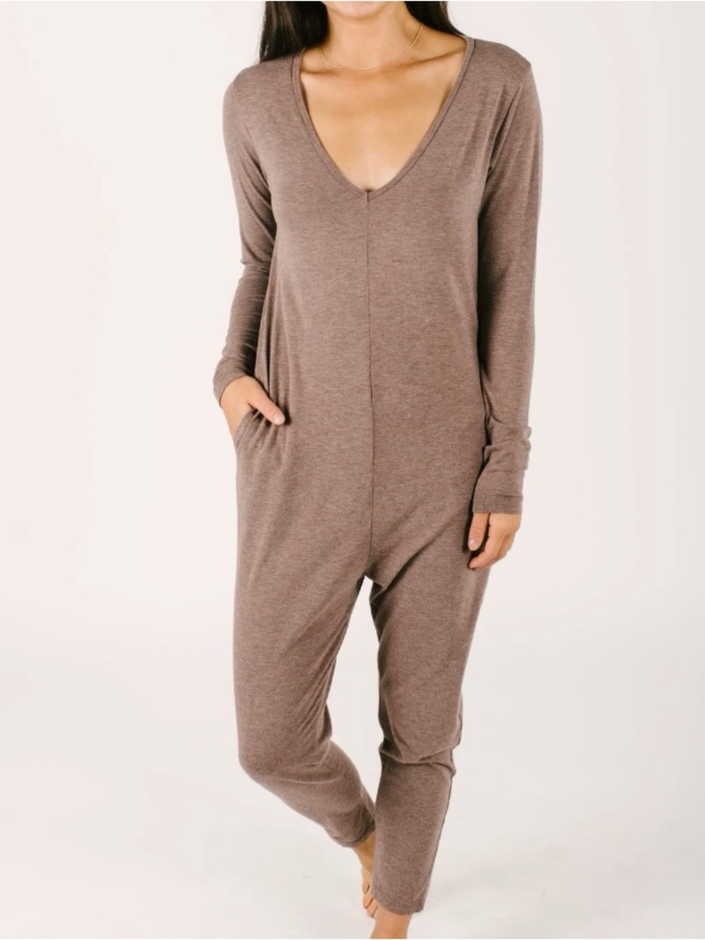 Smash n Tess Friday Romper in Taupe- Size XXS - Picture 4 of 4